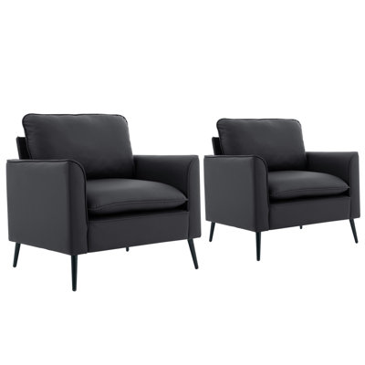 TS Cat paw upholstered sofa 2PC ,Nordic retro light luxury living room balcony bedroom single casual sofa chair