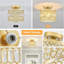Plafonnier semi-encastré Modern Crystal-112377842