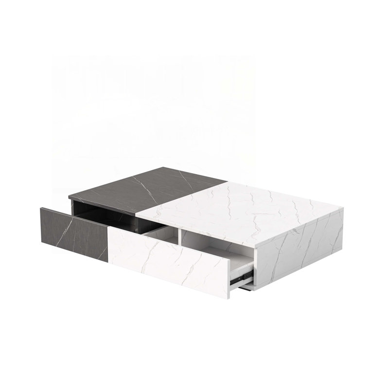 Coffee Table , Gray/White