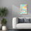Toile épique Graffiti «Divine Love Color» par Elizabeth Caldwell, 18 po x 26 po