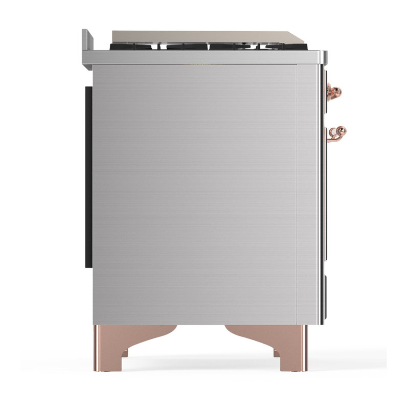 Majestic III Series 36 Inch Dual Fuel Range with 6 Sealed Burners, Griddle, in Emerald Green (Natural Gas, Copper Trim)