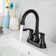 Centerset 2-handle Bathroom Faucet with Drain Assembly