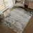Elroy Modern Abstract Machine Washable Area Rug with Non-Slip Backing-1426565848