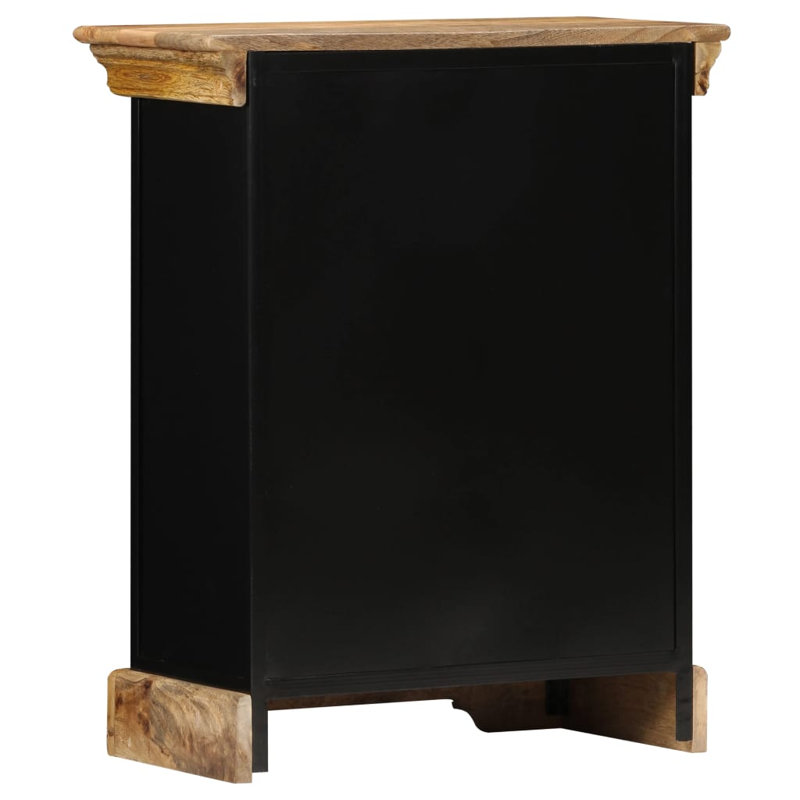 Sideboard 23.6" x 11.8" x 29.5" Solid Mango Wood
