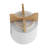 Elegant Chevron Planter With Stand, A Stylish And Functional Addition To Any Space