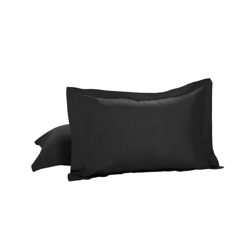 Today's Home Polyester Sham Set, Black