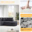 Boneless 106.3-Inch V-Shaped Modular Sofa Set With Chenille Fabric, Throw Pillows And Curved Ottomans For Versatile Seating Solutions.-1205518498-1205518499