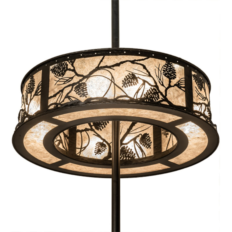 Whispering Pines Downrod Ceiling Fan