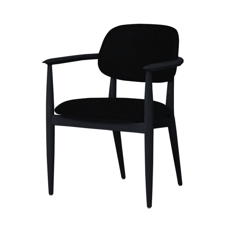 Chaise Slow de Space Copenhagen, Chêne noir, Ère CSE14