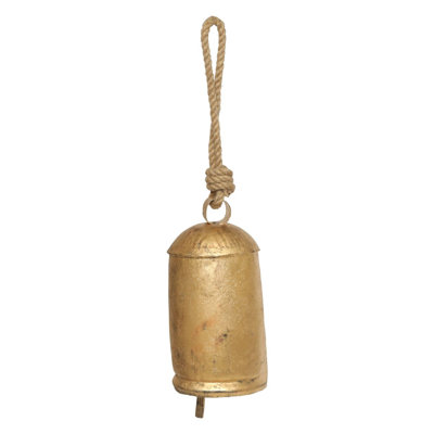 10" MEDIUM GOLD METAL BELL