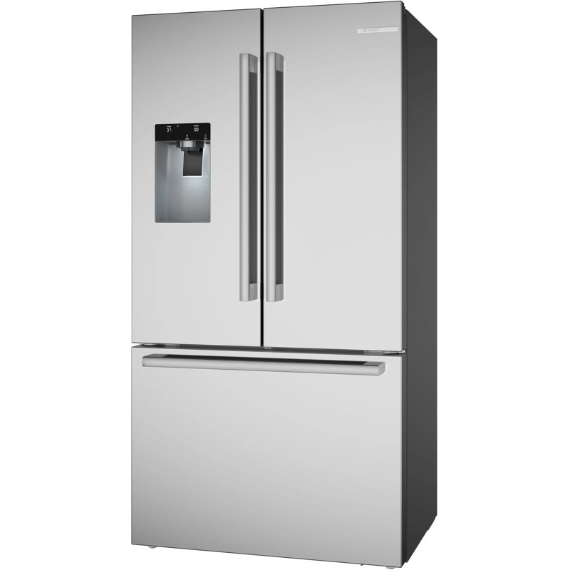 500 Series Free-Standing Fridge-Freezer, Stainless Steel