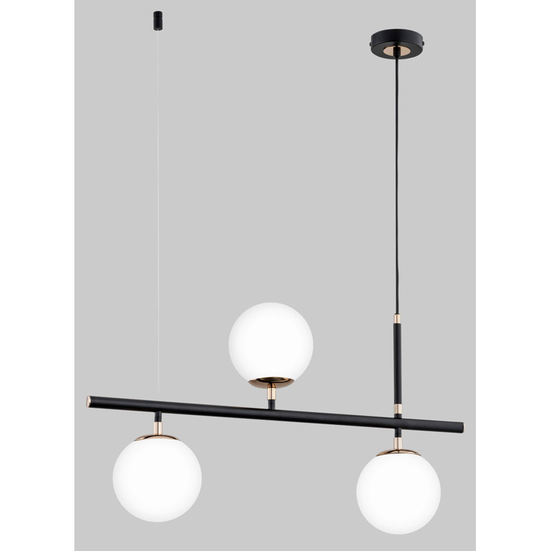 Bermudes - Light Metal Kitchen Island Pendant, White