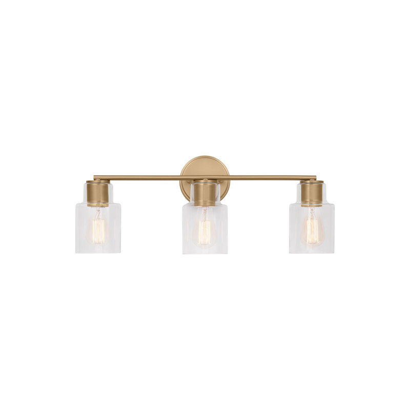 Sayward Vanity Light, Satin Brass, 3