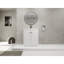 Meuble-lavabo blanc en résine 30 po avec charnières à fermeture en douceur - Aspect autoportant et 2 portes d'armoire de style moderne pour le rangement-130597537-130597544