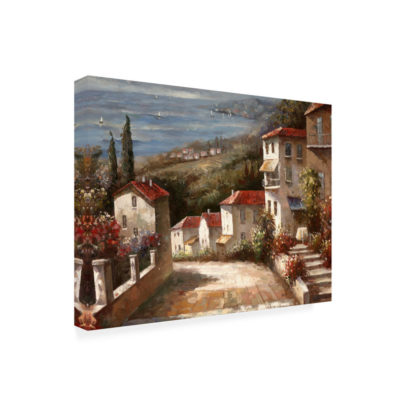 Tuscany Landscape All-Weather Canvas Outdoor Wall Art