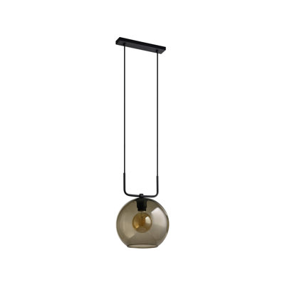Commer 1 - Light Black Single Pendant