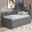 Soft-Upholstered Daybed Featuring A Pull-Out Trundle And Three Roomy Drawers-1167935021-1167935019