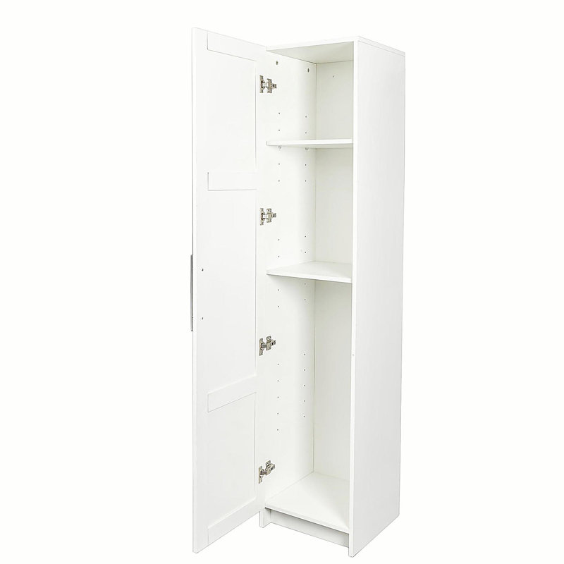 Stackable Wall Mounted Storage Cabinet, White