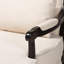 Fauteuil capitonné large de 27,8 po Martina Meza
