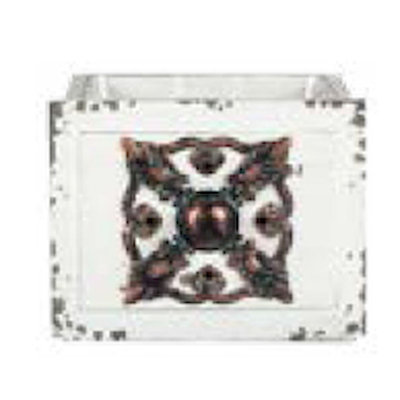 Fleur De Lis Living Solid Wood Container