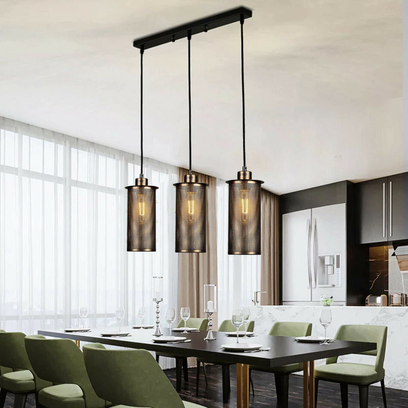 Sarahsville 3 - Light Brushed Copper Pendant