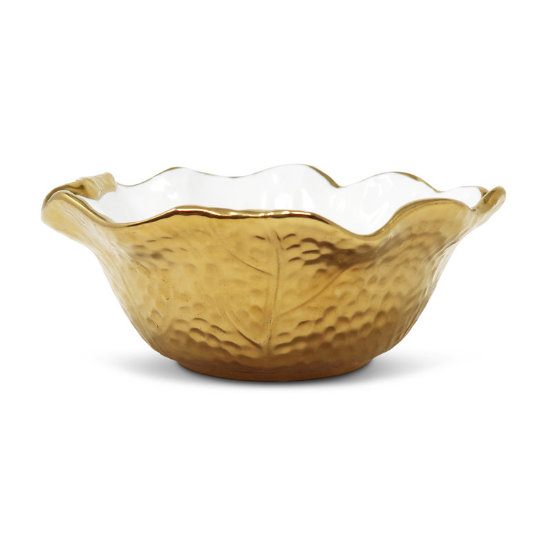 Bol décoratif en porcelaine tendre Rezzani - ensemble de 4