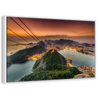 Rio De Janeiro At Dusk