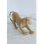 Sculpture en résine noire Nifao Stretching Panther avec texture perlée - Décoration animalière de luxe - 15 po x 4 po x H 6 po-1185625627