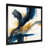 Impression noire sur toile encadrée sélectionné