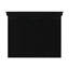 Armoire de rangement murale noire 35 "avec porte miroir 35"