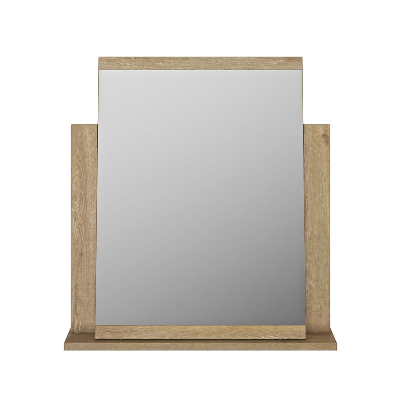 Jaleiah Wood Flat Floor Mirror