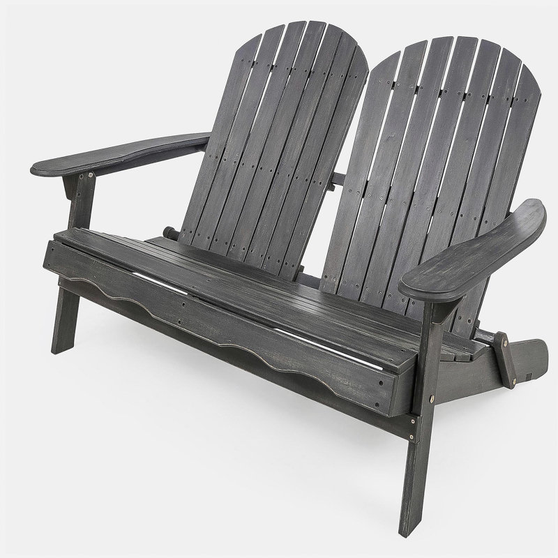 Causeuse Malibu Adirondack, Gris foncé