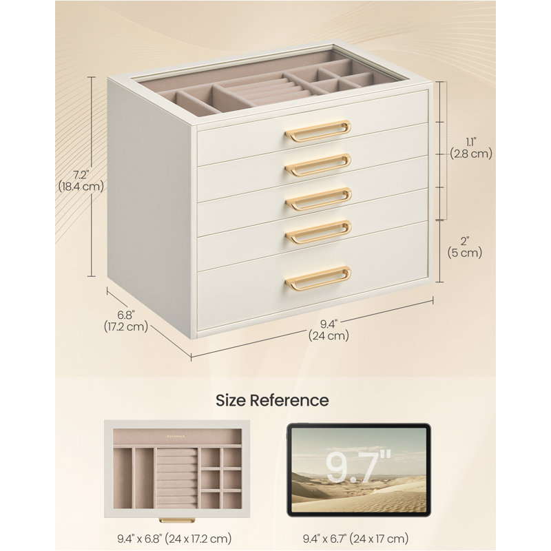 Manufactured Wood Jewellery Box +