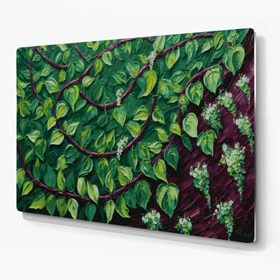 Légumes, art mural gris épinard Malabar