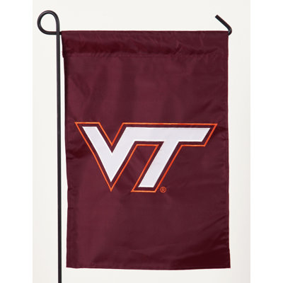 NCAA Double Sided 18'' H x 12.5'' W Nylon Garden Flag
