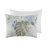 6 Piece Oversized Cotton Comforter Set With Throw Pillow Blue Queen