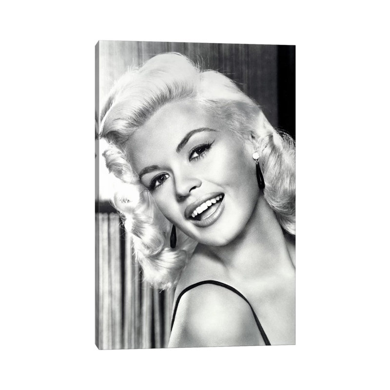 Jayne Mansfield's Gorgeous Smile 1 Piece Wall Art on Canvas, 101.6 cm H x 66.04 cm W x 1.91 cm D, Wrapped Canvas