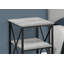 Table de bout contemporaine à 3 niveaux avec rangement-262045371