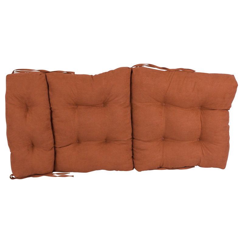 Coussin de siège / dossier en microsuède, L 22 po x P 45 po, Épice