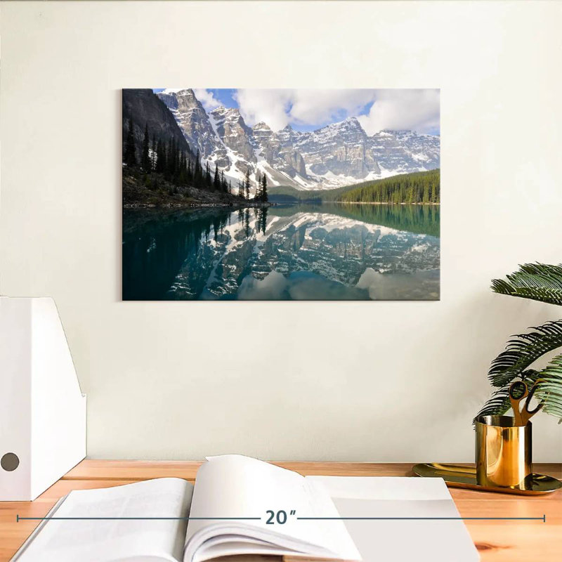 Alvord Moraine Lake, matin d'hiver, H 8 po x l 12 po