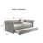 Daybed W/ Trundle, Gray-996780582