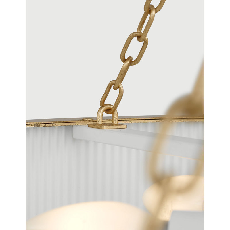 Ritz Chandelier, Gild, 10, 4.5" H x 36" W x 36" D
