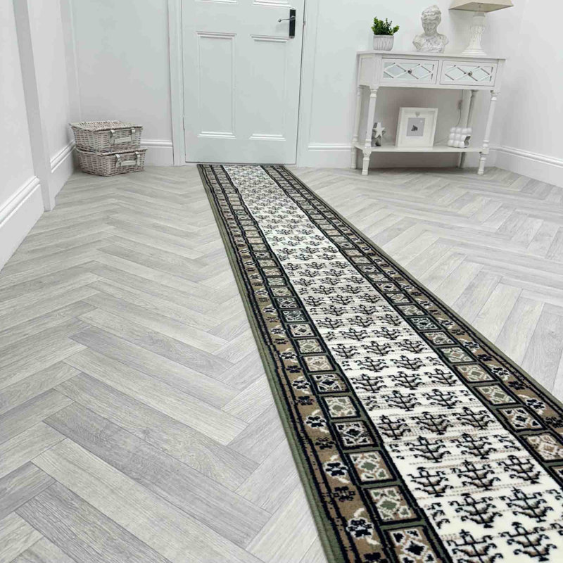 Runner Geometric Area Rug, Runner 60 x 390cm