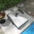 43.7" Wicker Reclining Outdoor Patio Daybed-1306237857