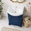 Meuble-lavabo avec lavabo en céramique bombé Highworth-1016742187