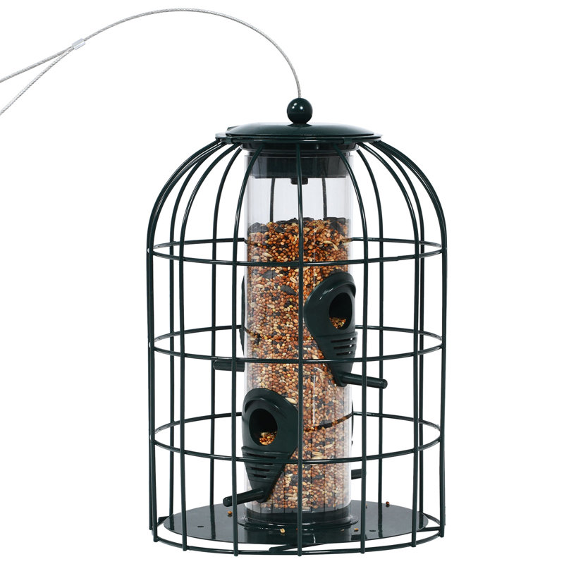 Hengelo Metal Hanging Tube Bird Feeder