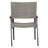Dining Chair In Grey - Stylish Mesh Seat For Outdoor Reunions Patio Chair With Modernistic Appeal