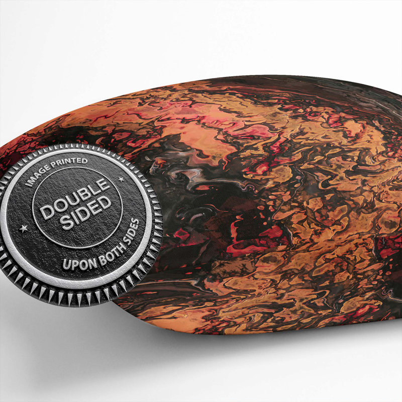 Abstract Square Throw Cushion, 55cm H x 55cm W x 20cm D
