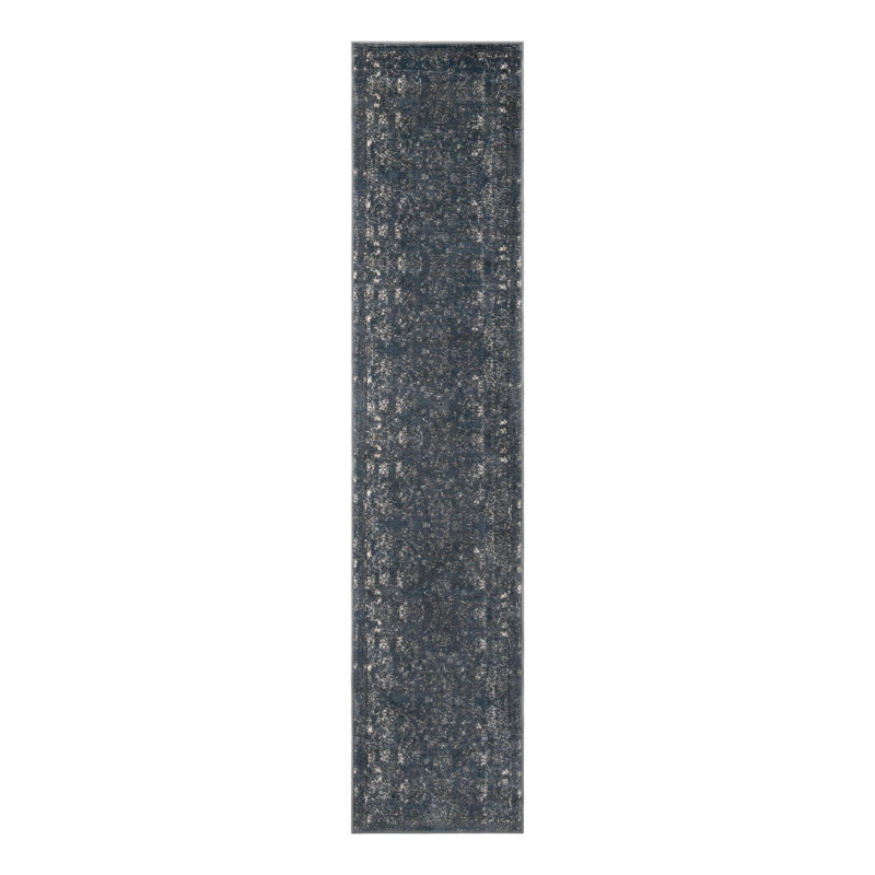 Charters Towers Oriental Blue Area Rug, Runner 2'7" x 12'