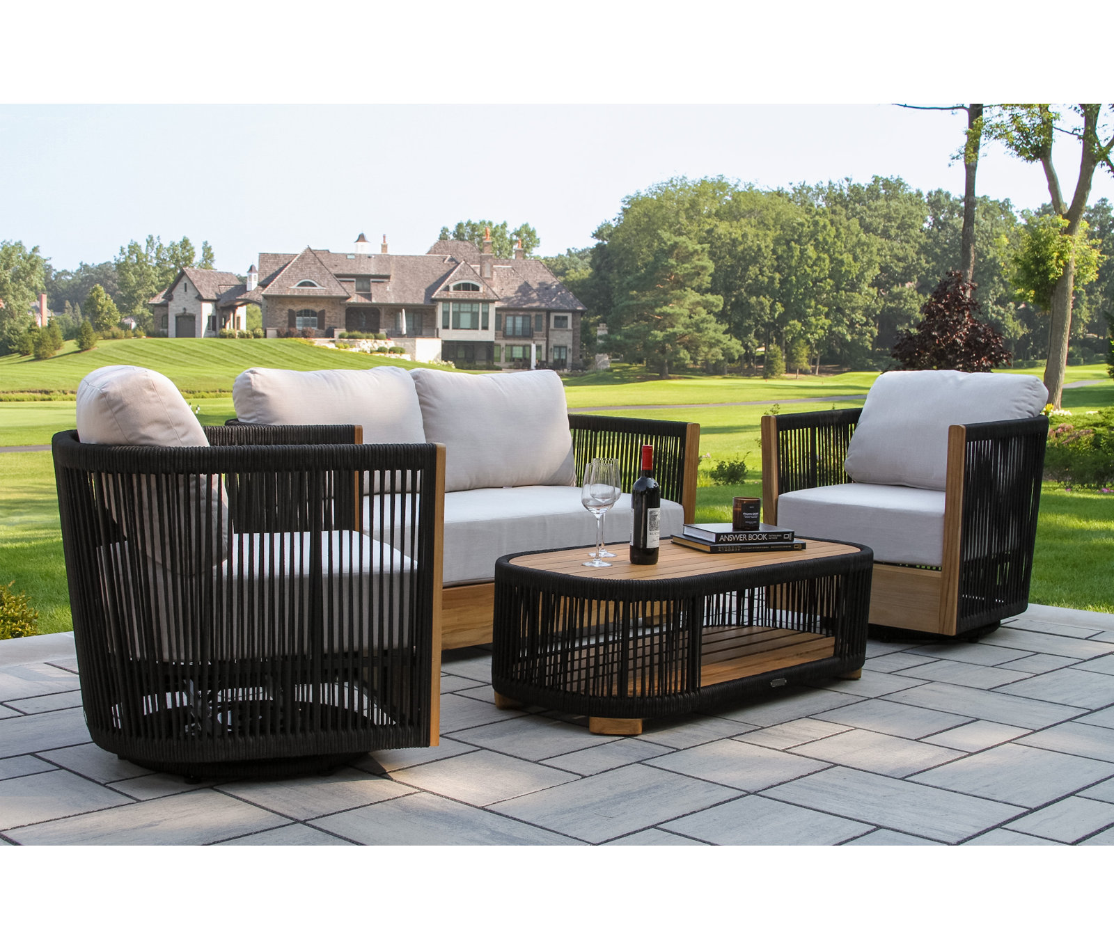 Aniston 4-Person Sunbrella® Patio Seating Group